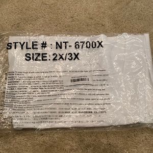 White full size tank top